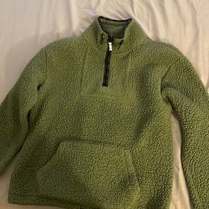 Pink 1/4 zip sweater